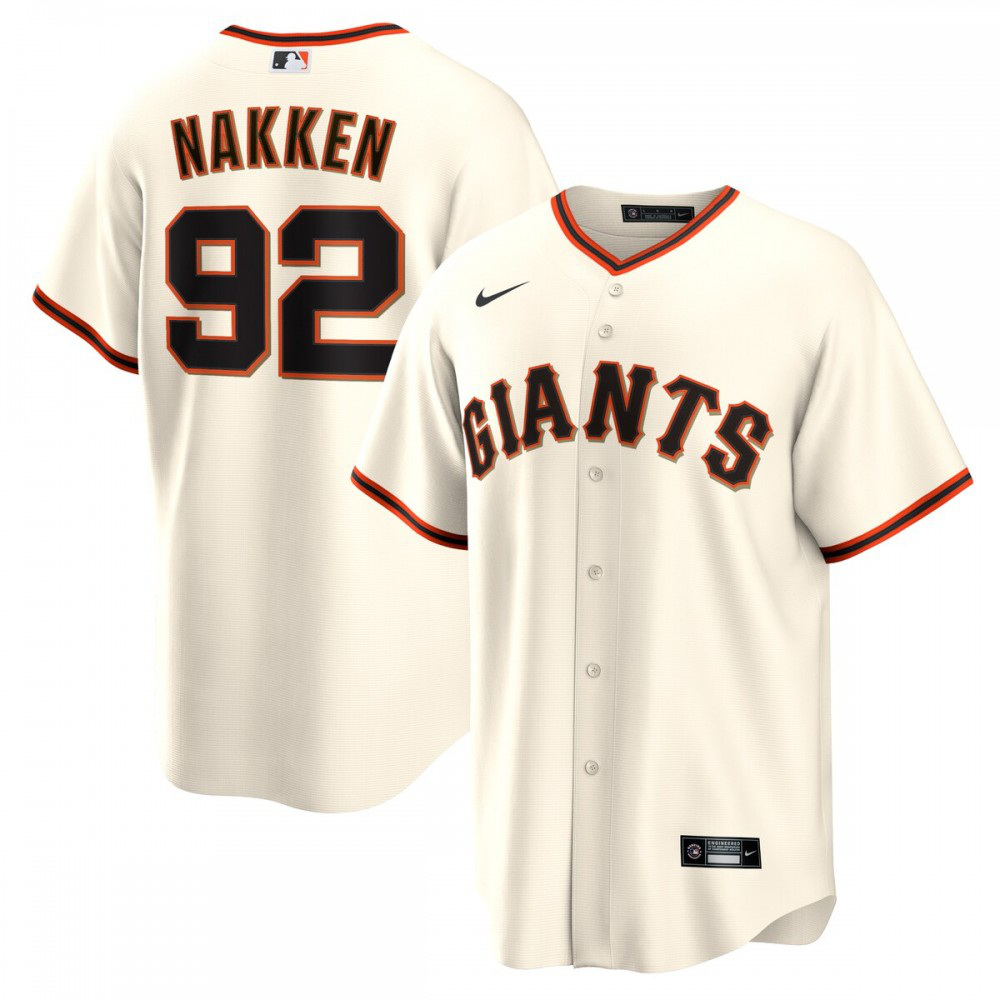 Alyssa Nakken San Francisco Giants Home Replica Player Jersey - Cream-Pro Kit Vault | Brand New 26/27 Sports Jerseys